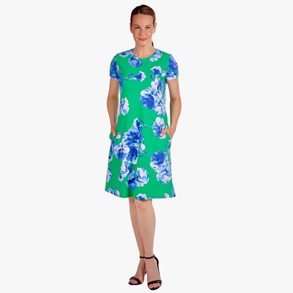Ladies Isaac Mizrahi Live Short Sleeve T-shirt Dress